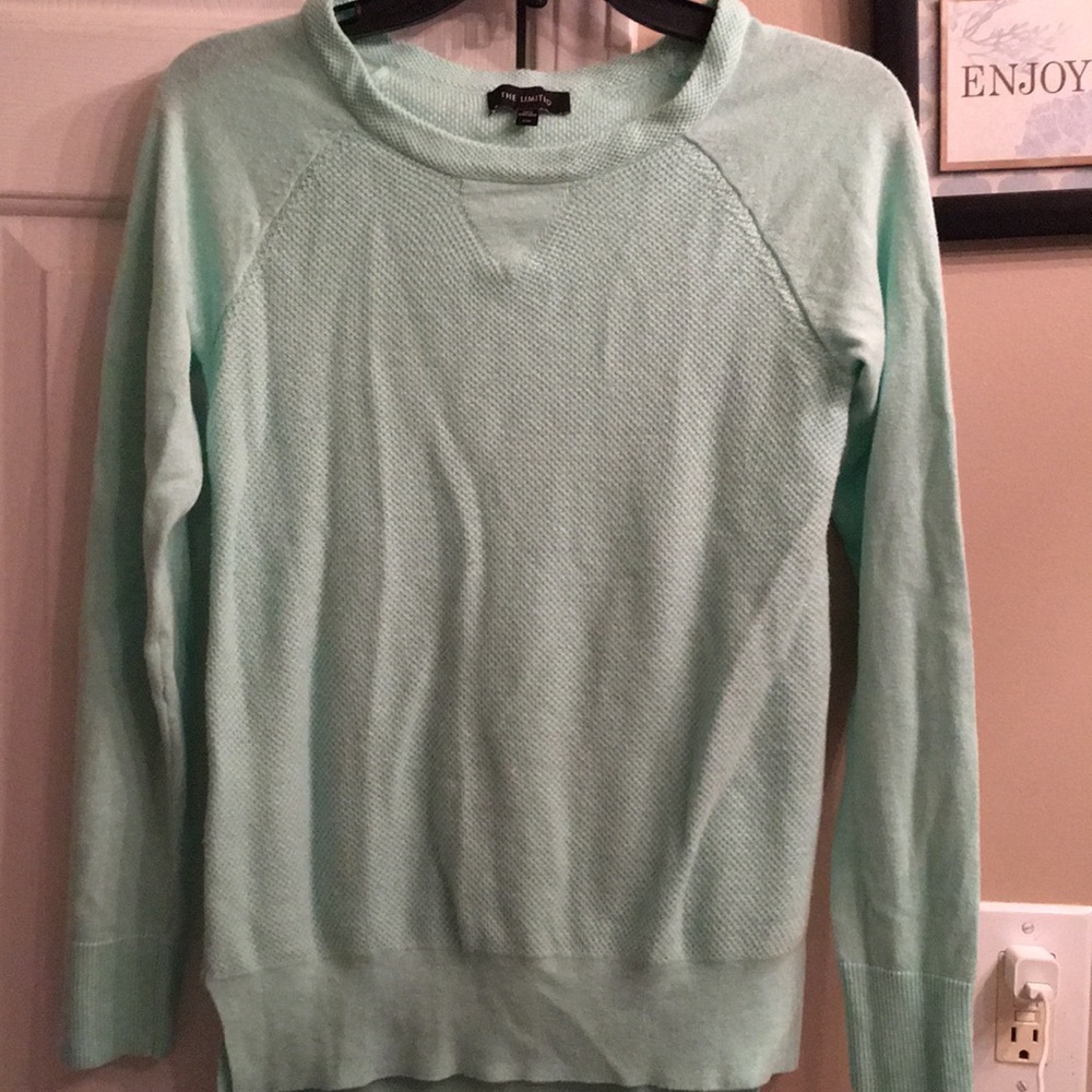 Soft mint green limited sweater